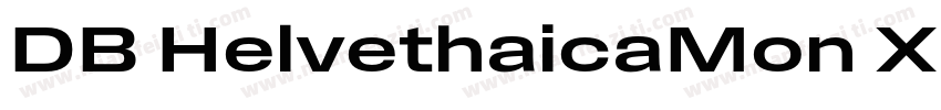 DB HelvethaicaMon X Med字体转换